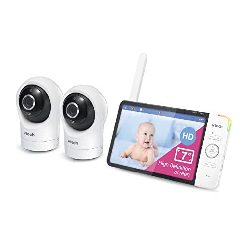 VTech RM7764-2HD 1080p Smart WiFi Remote Access 2Camera BabyMonitor