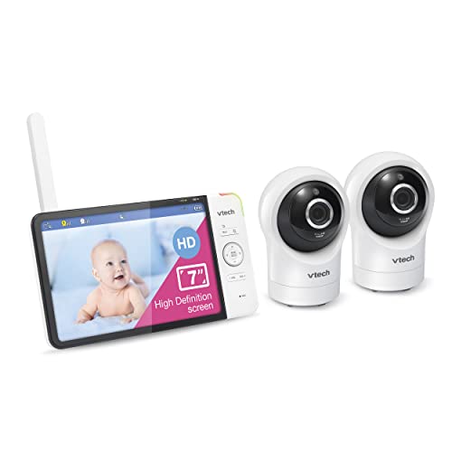 VTech RM7764-2HD 1080p Smart WiFi Remote Access 2Camera BabyMonitor