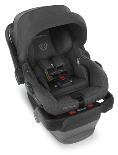 Mesa V2 Infant Car Seat - Greyson - Charcoal Melange | Merino Wool + Base for Mesa/Mesa V2