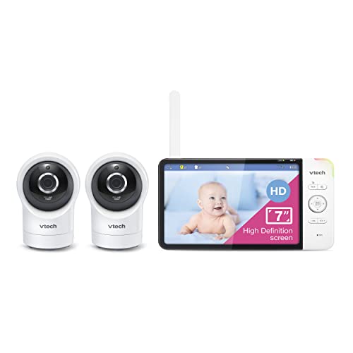 VTech RM7764-2HD 1080p Smart WiFi Remote Access 2Camera BabyMonitor