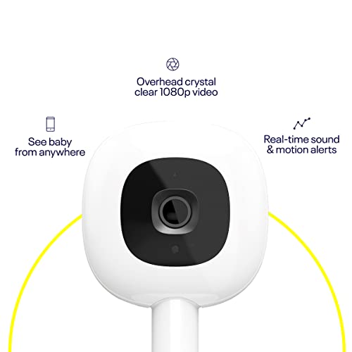 Nanit Pro Smart Baby Monitor & Wall Mount – Wi-Fi HD Video Camera, Sleep Coach and Breathing Motion Tracker
