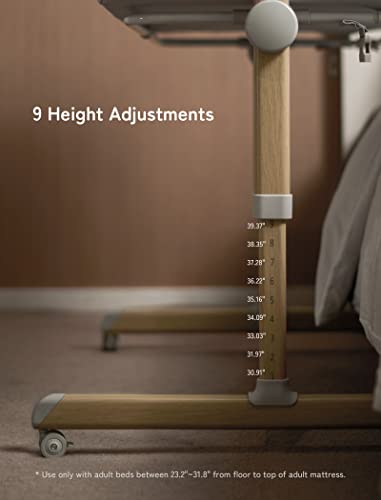 Baby Bassinet Bedside Sleeper, besrey Bedside Bassinet for Newborn Infant with Comfy Mattress