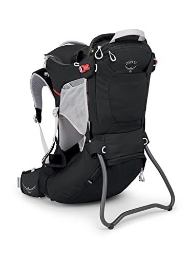 Osprey Poco Child Carrier Backpack,Starry Black & Poco Child Carrier Carrying Case, Black