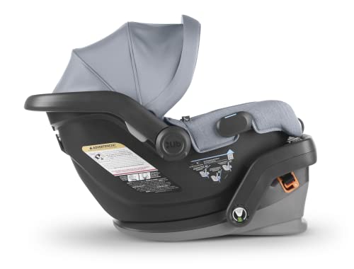 Mesa V2 Infant Car Seat - Gregory - Blue Melange | Merino Wool + Base for Mesa/Mesa V2