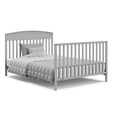 Graco Benton 5-in-1 Convertible Crib (Pebble Gray) – GREENGUARD Gold Certified