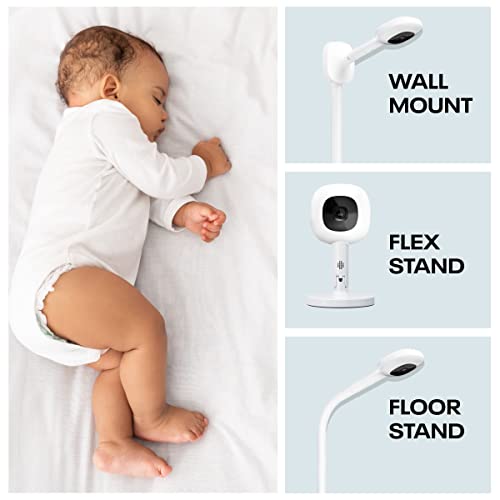 Nanit Pro Complete Monitoring System – Includes Wi-Fi HD Video Camera w/Nightlight and Night Vision, Multi-Stand