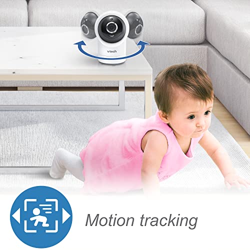 VTech RM7764-2HD 1080p Smart WiFi Remote Access 2Camera BabyMonitor