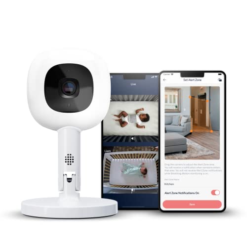 Nanit Pro Smart Baby Monitor & Flex Stand - 1080p Secure Wi-Fi Video Camera, Sensor-Free Sleep & Breathing Motion Tracker