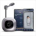 Nanit Pro Smart Baby Monitor & Wall Mount - 1080p Secure Wi-Fi Video Camera, Sensor-Free Sleep & Breathing Motion Tracker
