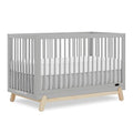 Dream On Me Hygge 5-in-1 Convertible Crib in Pebble Grey Oak