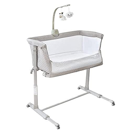 Cloud Baby Bedside Baby Bassinet, Best Bed Cribs for Infant Newborn, Portable Sleeper for Safer Co-Sleeping