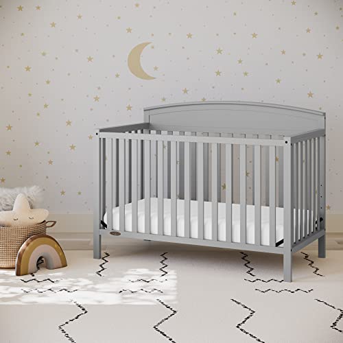 Graco Benton 5-in-1 Convertible Crib (Pebble Gray) – GREENGUARD Gold Certified