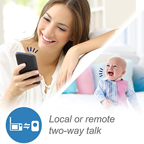 VTech RM7764-2HD 1080p Smart WiFi Remote Access 2Camera BabyMonitor