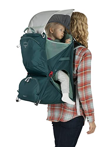 Osprey Poco LT Lightweight Child Carrier Backpack, Tungsten Grey