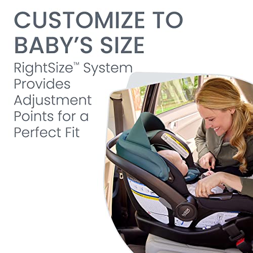 Britax Willow S Infant Car Seat with Alpine Base, ClickTight Technology, Rear Facing Car Seat with RightSize System