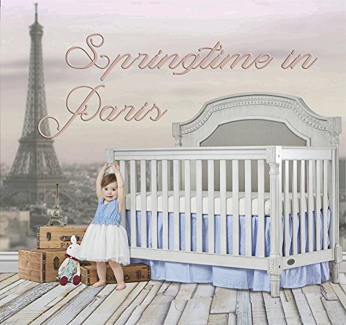 Evolur Julienne 5 in 1 Convertible Crib, Antique Grey Mist 55.5x31.2x51.5 Inch