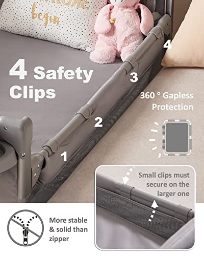 Beka Baby 4 in 1 Bedside Sleeper, Baby Crib 4 Functions, Crib Sleeper, Playard, Changing Table,