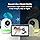 Babysense Split Screen Baby Monitor: 2 HD Cameras, 5.5" Display, Secure Non-WiFi