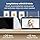 Babysense Split Screen Baby Monitor: 2 HD Cameras, 5.5" Display, Secure Non-WiFi