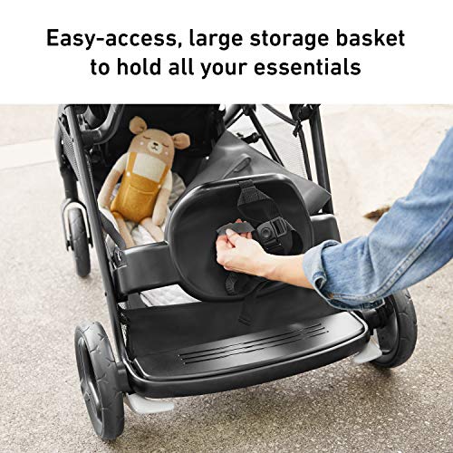 Graco Ready2Grow LX 2.0 Double Stroller Features Bench Seat and Standing Platform Options, Gotham