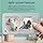 Babysense 5" HD Split-Screen Baby Monitor: Dual Camera Video Monitor with Night Light & 1000ft Range