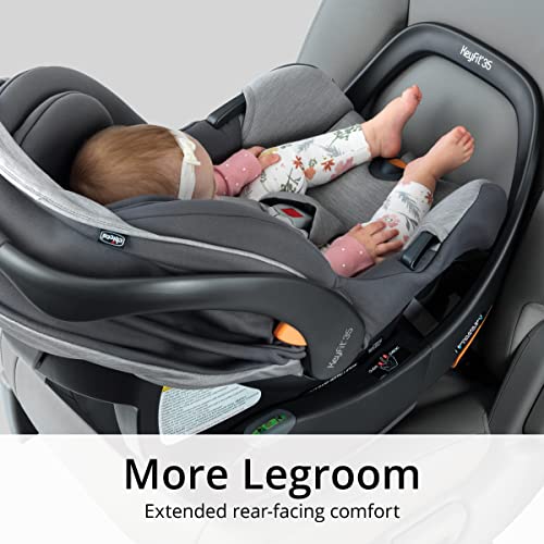 Chicco KeyFit® 35 Zip ClearTex® Infant Car Seat and Base, Rear-Facing Seat for Infants 4-35 lbs