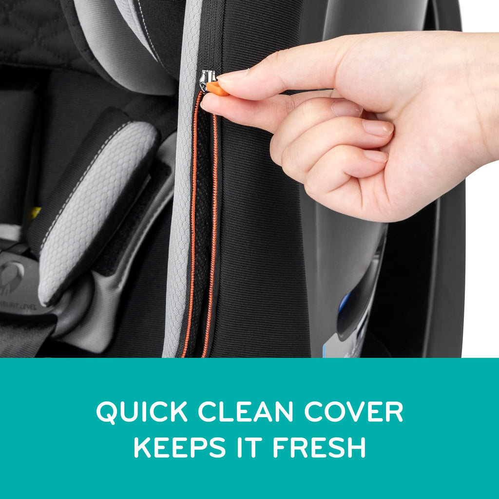 Evenflo Revolve360 Slim 2-in-1 Rotational Car Seat with Quick Clean Cover